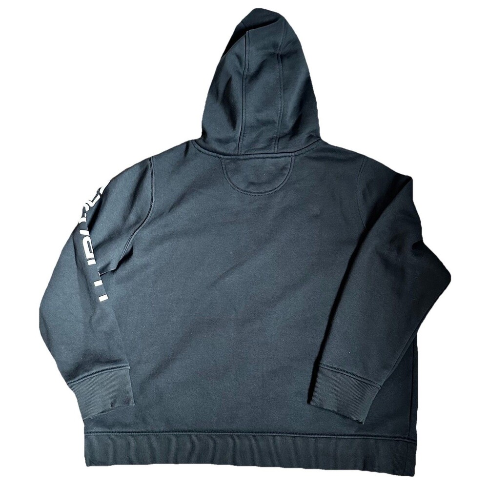 Carhartt Women's Midweight Logo Sleeve Graphic Sweatshirt Black Sz 2XL Oversized - Picture 4 of 10